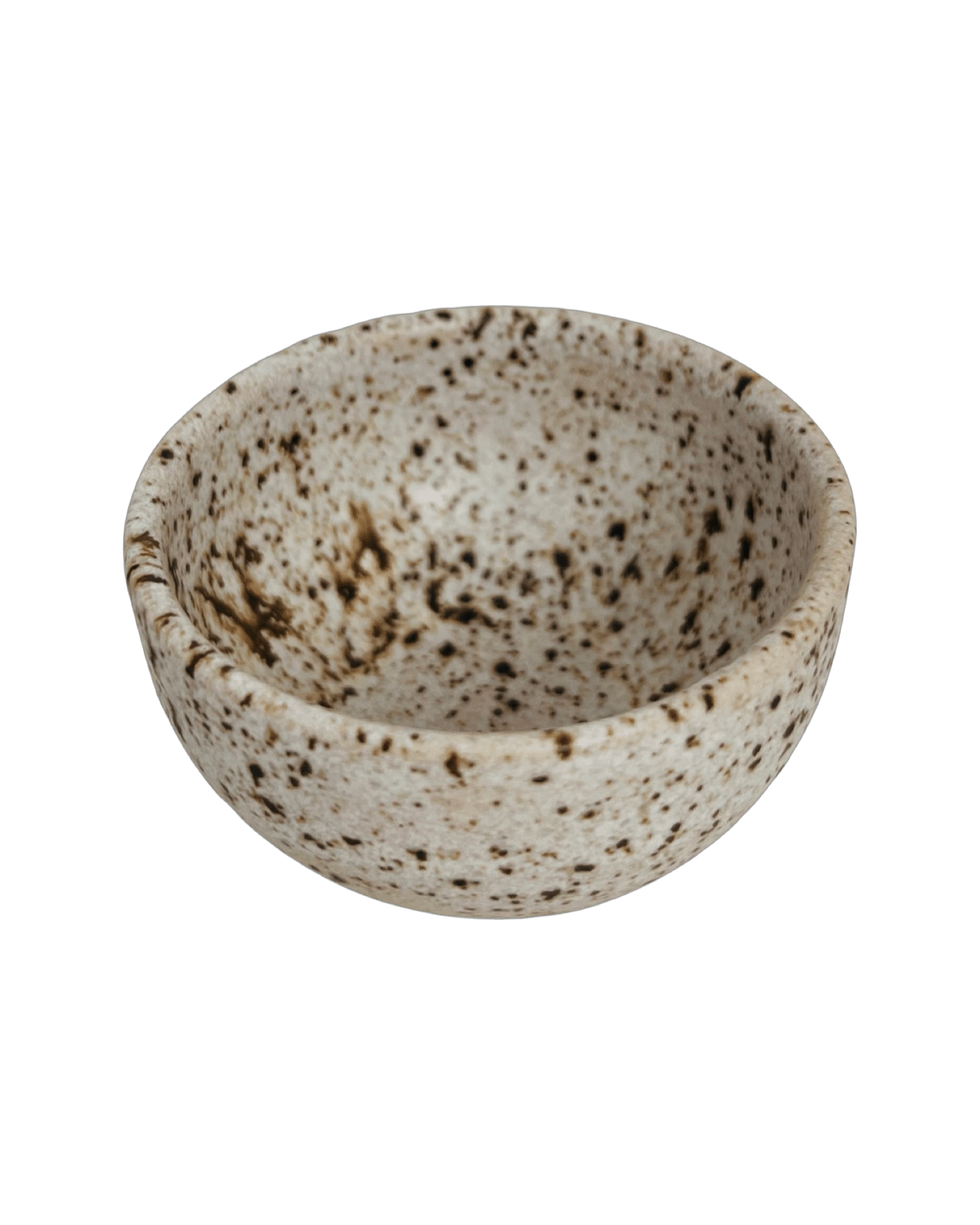 Speckled Face Mask Bowl - Brown and Coconut